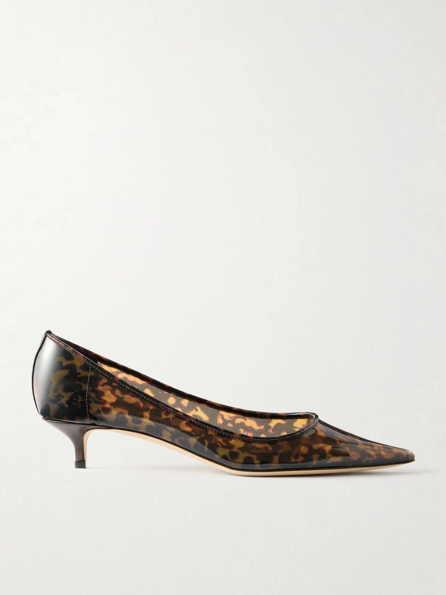 Amelia 30 animal-print PVC pumps by JIMMY CHOO