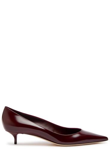 Amelia 35 glossed leather pumps by JIMMY CHOO