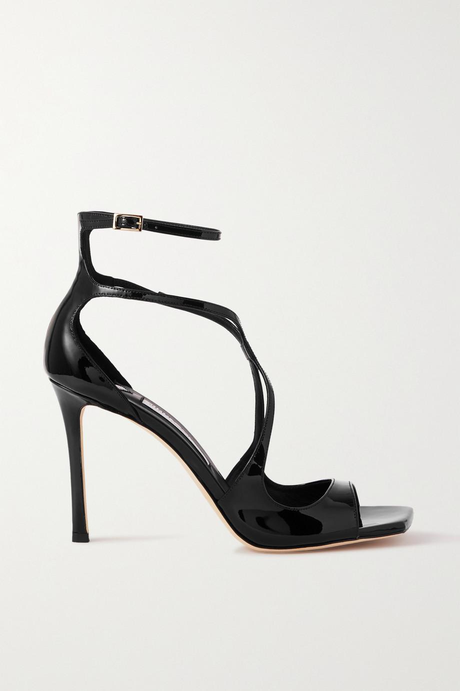 Azia 95 patent-leather sandals by JIMMY CHOO