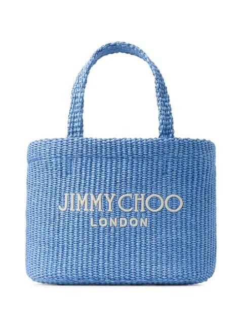 Beach East-West woven mini bag by JIMMY CHOO