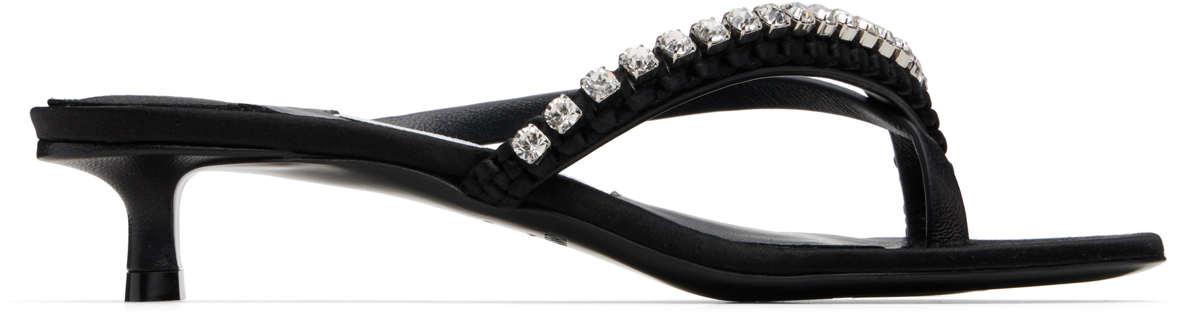 Black Dila 35 Heeled Sandals by JIMMY CHOO