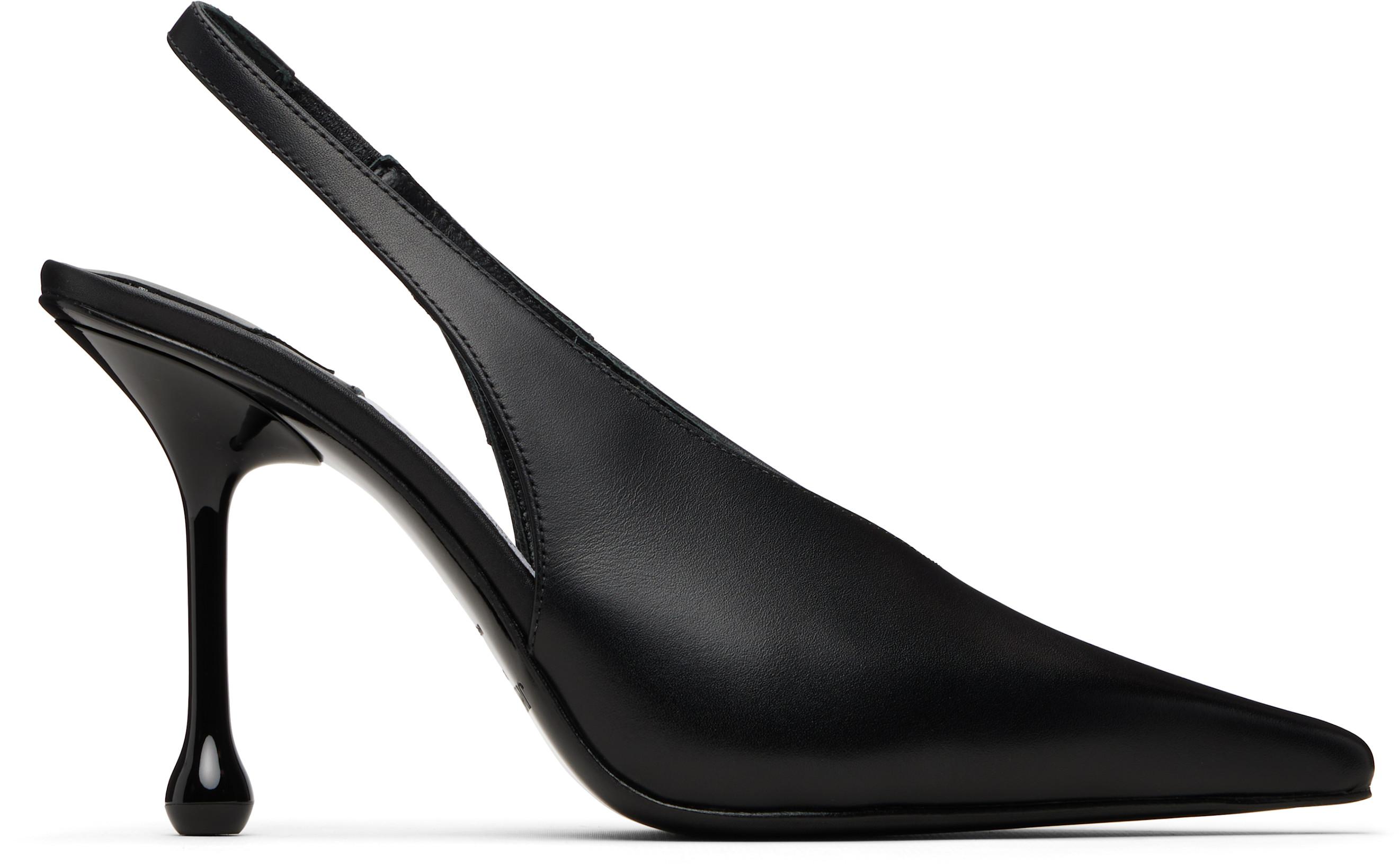 Black Isa 95 Heels by JIMMY CHOO
