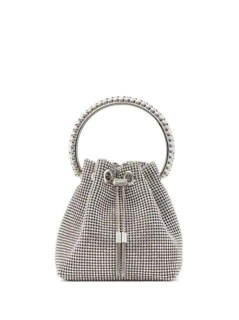 Bon Bon crystal-embellished mini bag by JIMMY CHOO