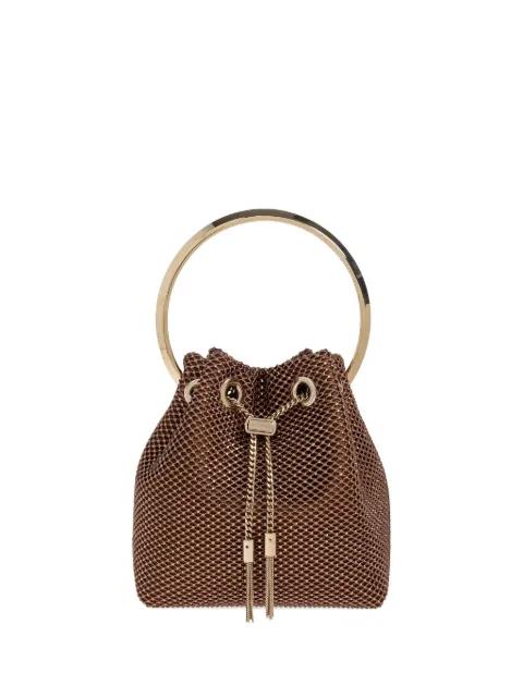 Bon Bon shimmering-mesh handbag by JIMMY CHOO