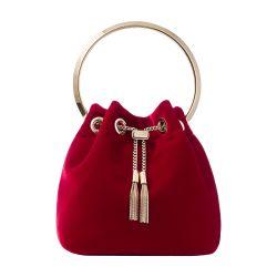 Bon Bon velvet bucket bag by JIMMY CHOO
