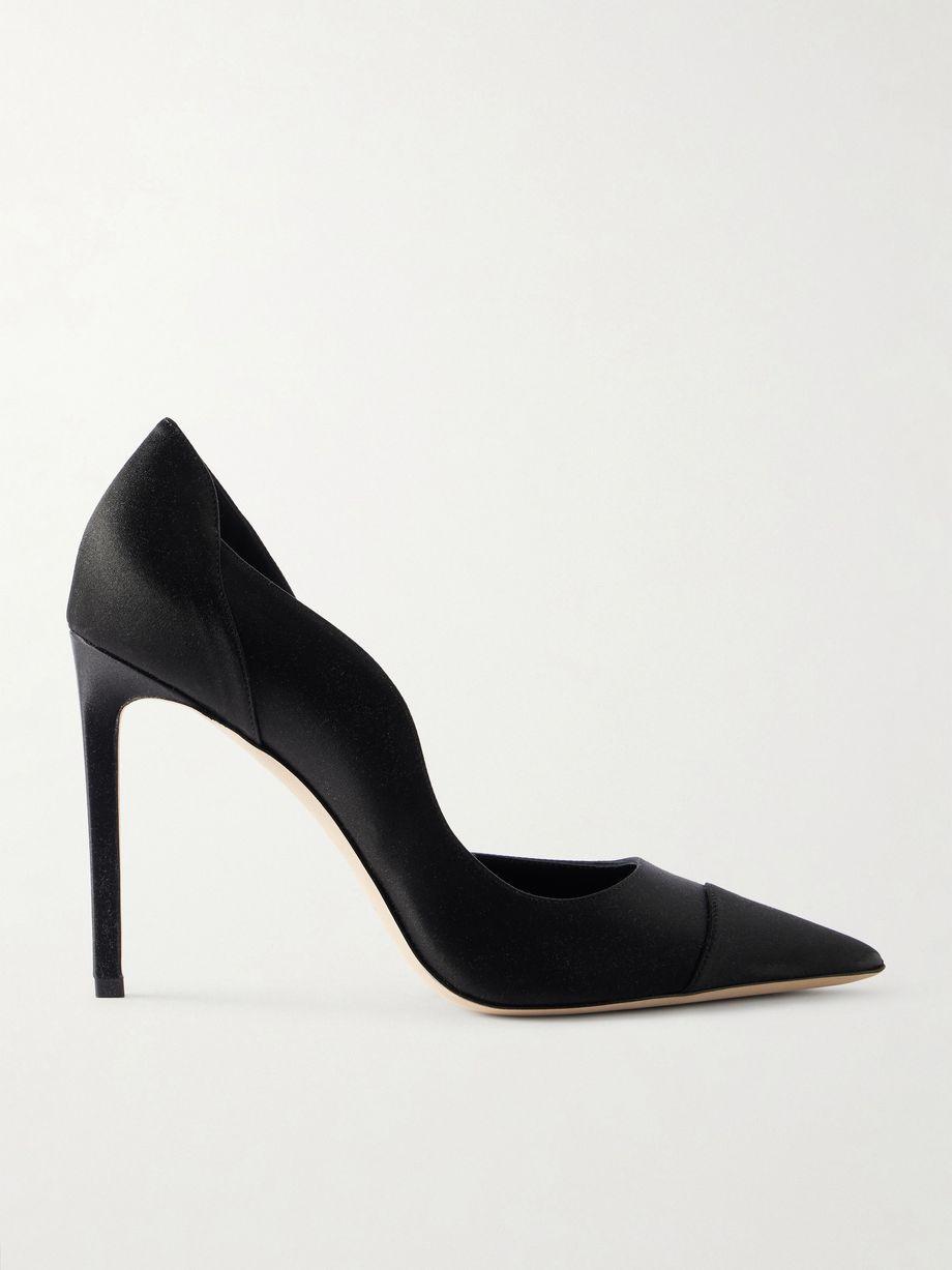 Brigitte 100 satin pumps by JIMMY CHOO