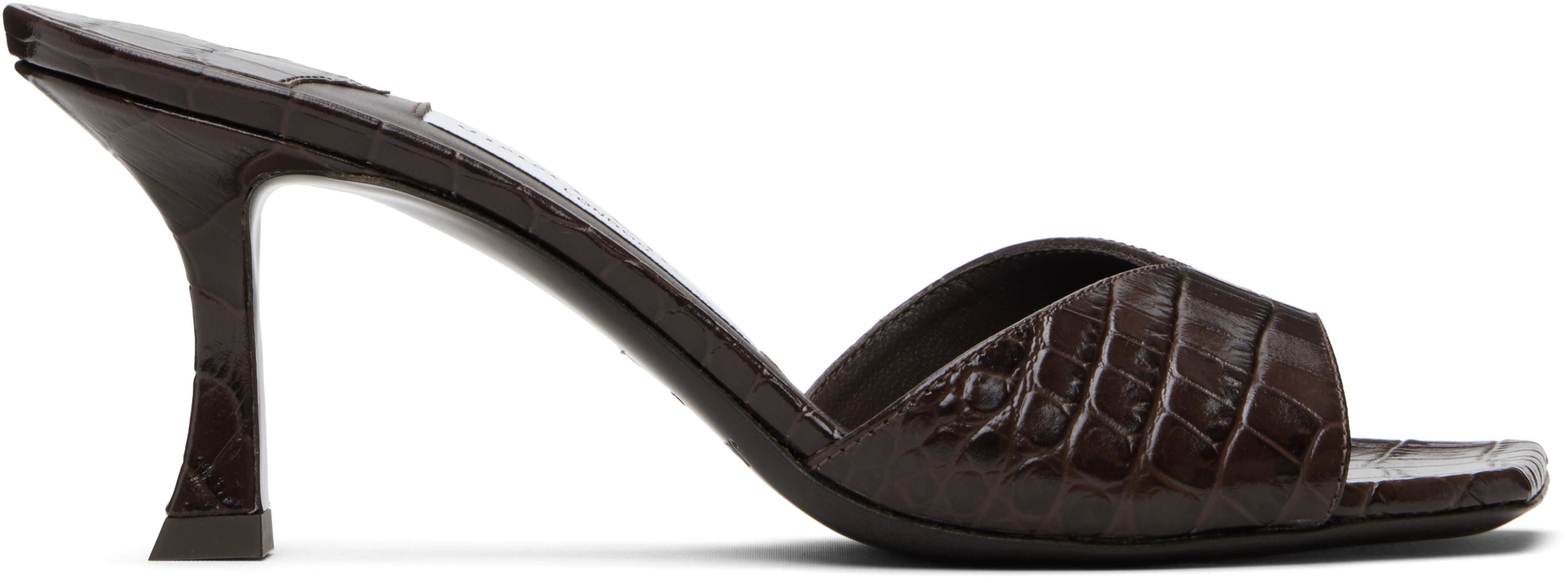 Brown Skye 70 Heeled Sandals by JIMMY CHOO