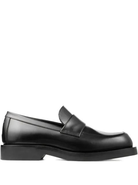 Buff leather loafers by JIMMY CHOO