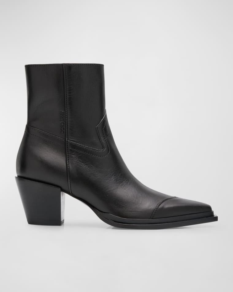 Cece Leather Western Booties by JIMMY CHOO