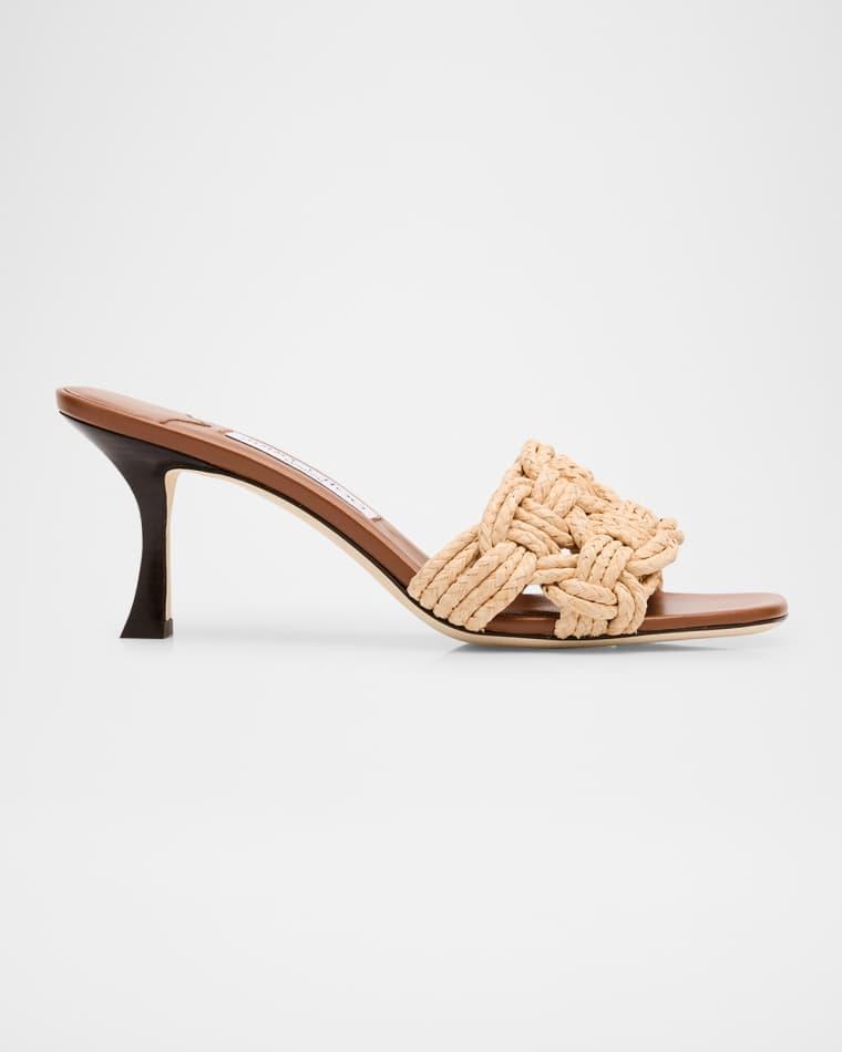 Chara 70 Crochet Sandals by JIMMY CHOO