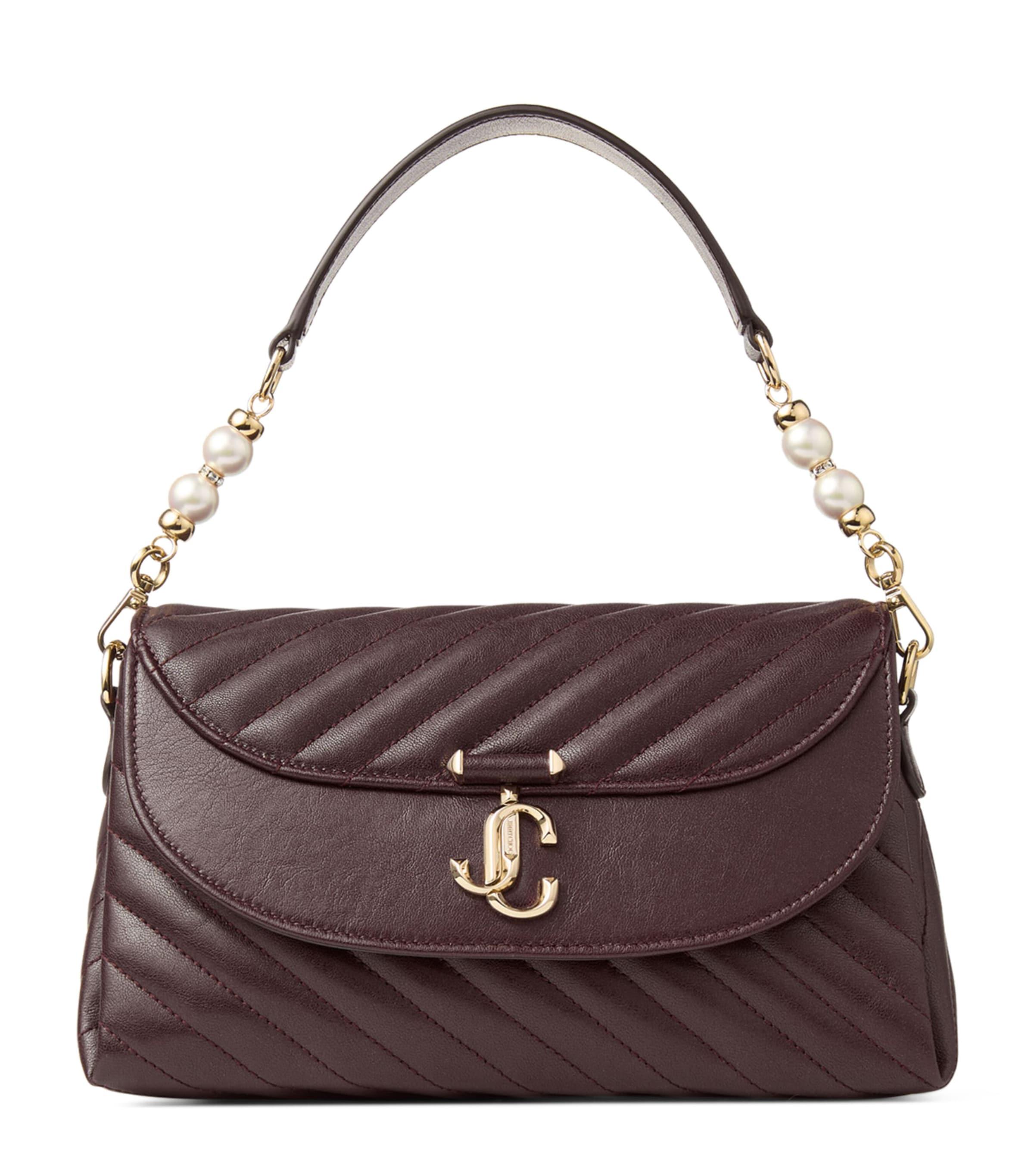 Curve Biker Leather Quilted Shoulder Bag by JIMMY CHOO
