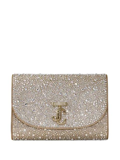 Curve embellished shoulder bag by JIMMY CHOO