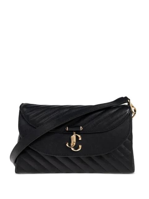 Curve leather top-handle shoulder bag by JIMMY CHOO