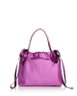 Drawstring Mini Satin Top Handle Bag by JIMMY CHOO Drawstring Mini Satin Top Handle Bag by JIMMY CHOO