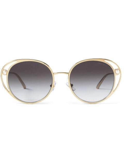 Angela round-frame sunglasses by JIMMY CHOO EYEWEAR