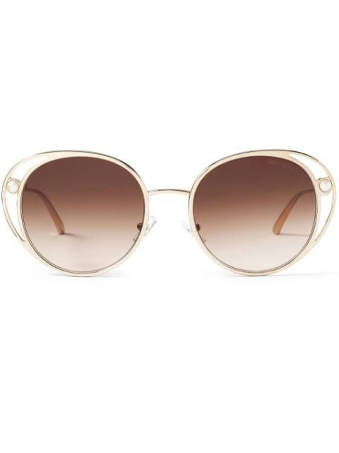 Angela round-frame sunglasses by JIMMY CHOO EYEWEAR