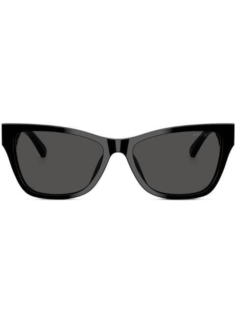 logo-print sunglasses by JIMMY CHOO EYEWEAR