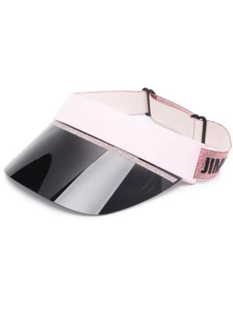logo-print visor hat by JIMMY CHOO EYEWEAR