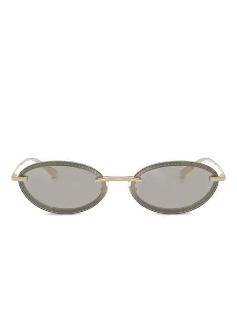 oval-frame sunglasses by JIMMY CHOO EYEWEAR