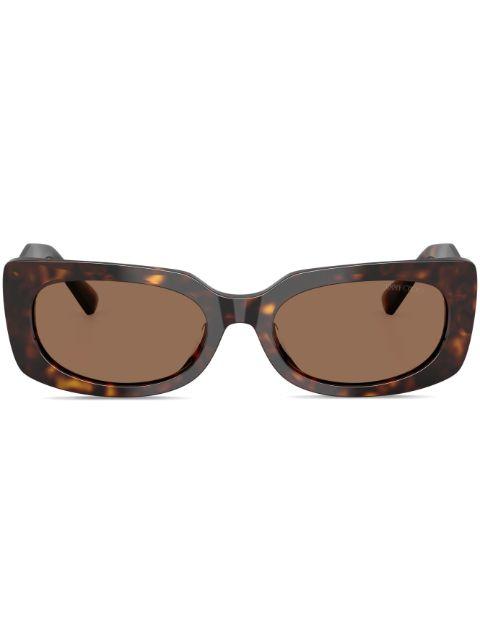oval-frame sunglasses by JIMMY CHOO EYEWEAR