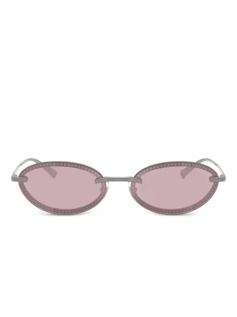 oval-frame sunglasses by JIMMY CHOO EYEWEAR