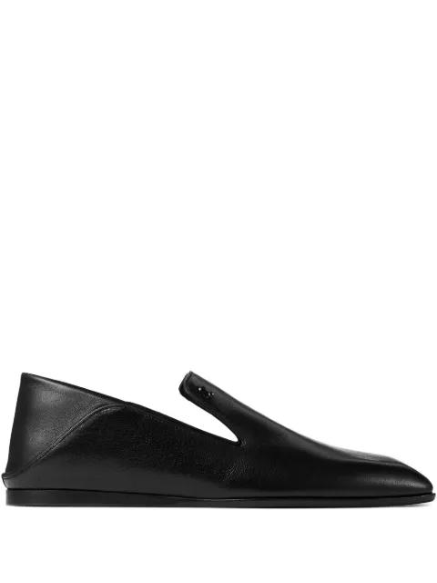 Eliot leather smoking slippers by JIMMY CHOO