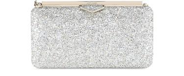 Ellipse clutch bag by JIMMY CHOO