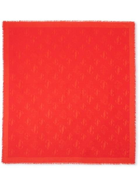 Emani monogram scarf by JIMMY CHOO