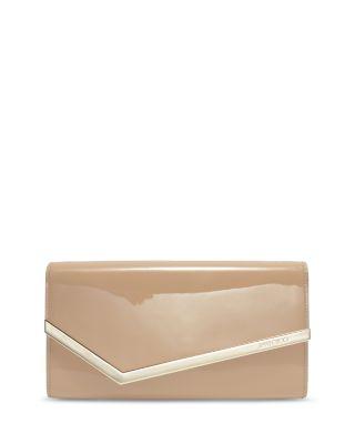 Emmie Leather Clutch by JIMMY CHOO