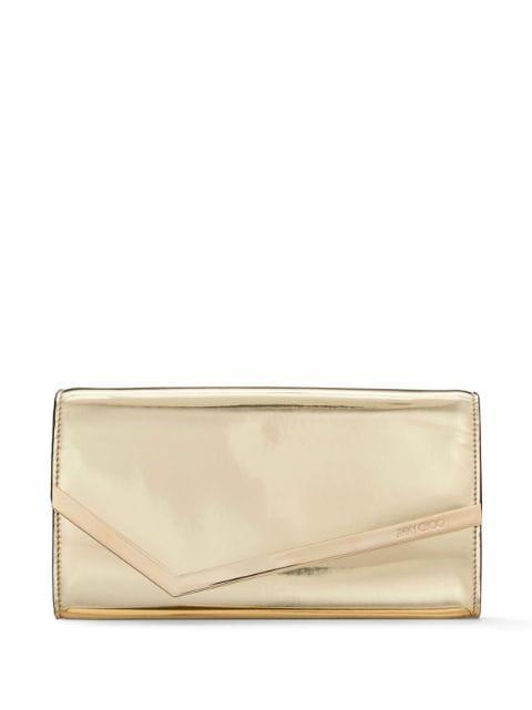 Emmie leather clutch bag by JIMMY CHOO