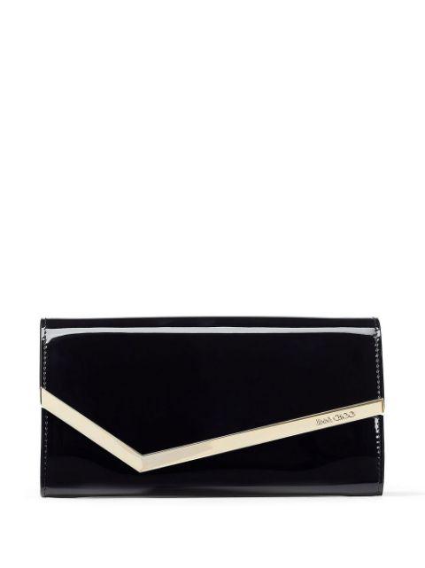 Emmie patent leather clutch bag by JIMMY CHOO