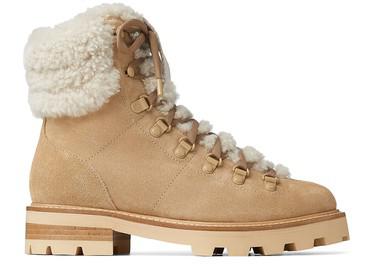 Eshe shearling boots by JIMMY CHOO