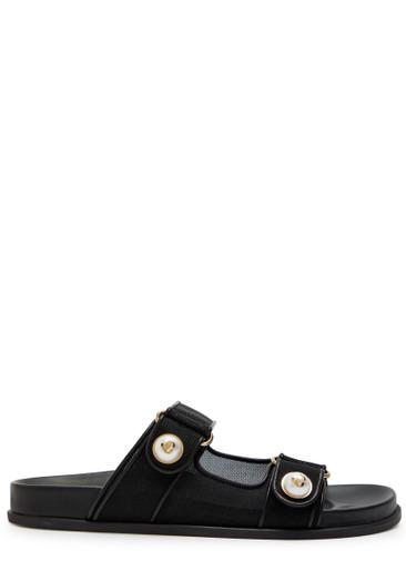 Fayence mesh sliders by JIMMY CHOO