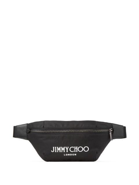 Finsley logo-print belt bag by JIMMY CHOO