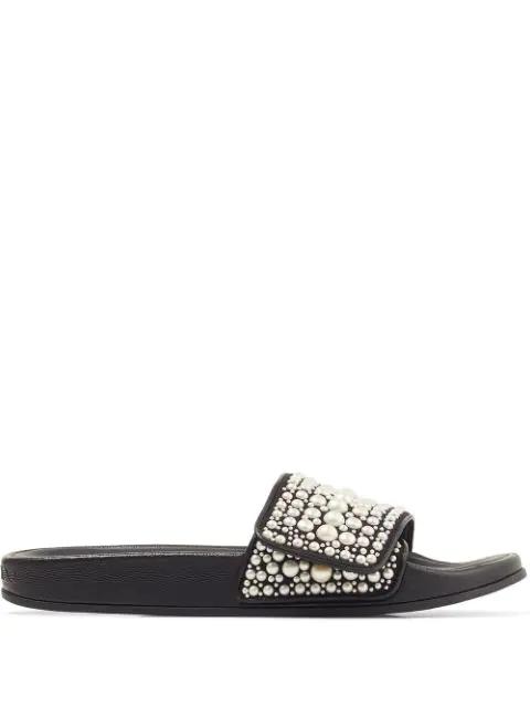 Fitz embellished slides by JIMMY CHOO