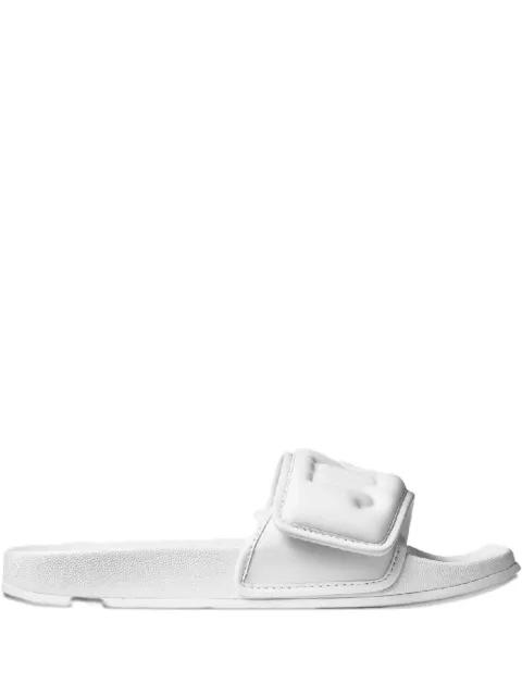 Fitz logo-strap slides by JIMMY CHOO