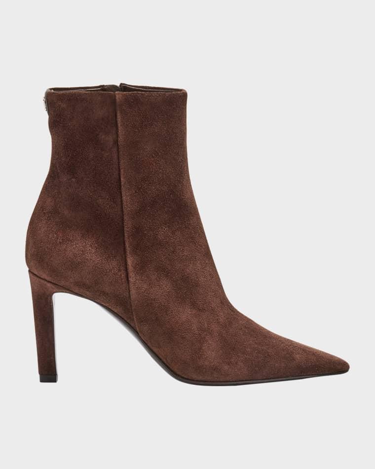 Frankie Velvet Suede Ankle Boots by JIMMY CHOO