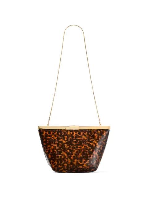 Ganache tortoiseshell-effect clutch bag by JIMMY CHOO