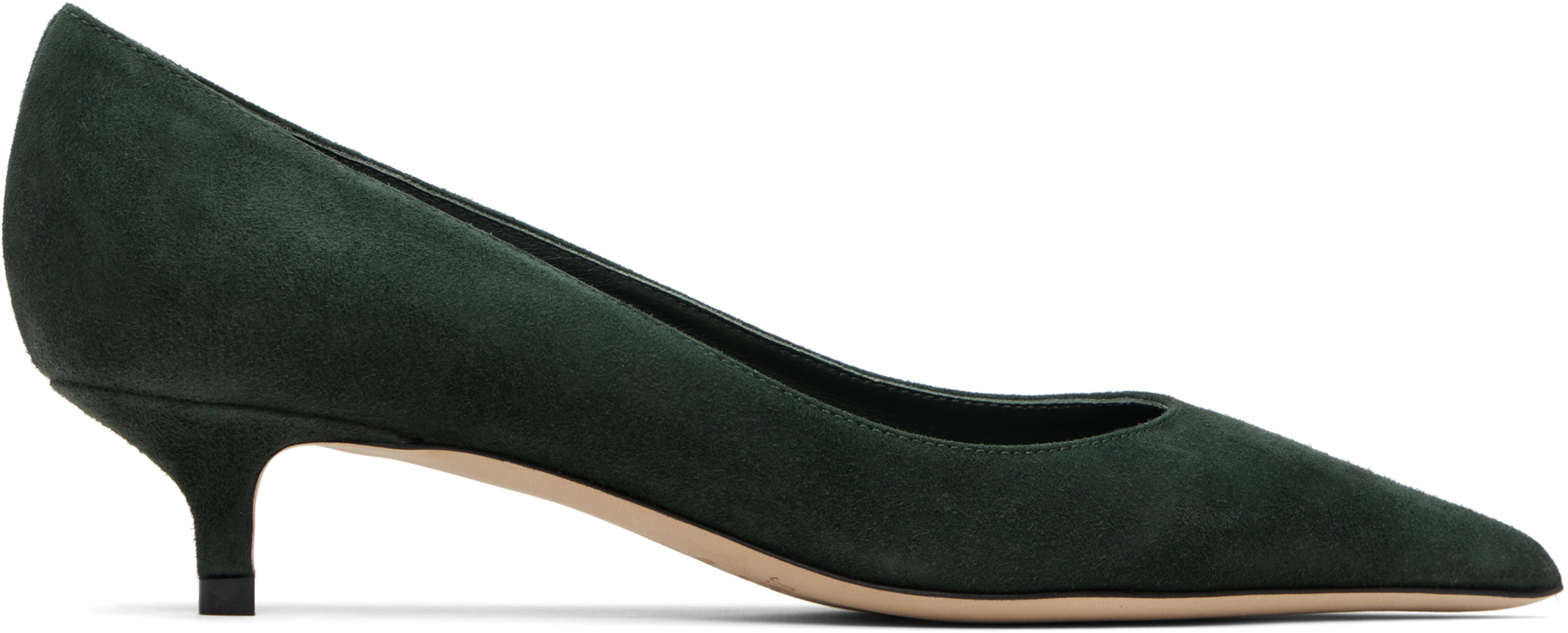 Green Amelia Heels by JIMMY CHOO