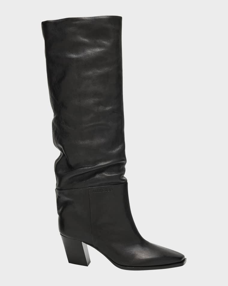 Hart 60 Leather Knee-High Boots by JIMMY CHOO