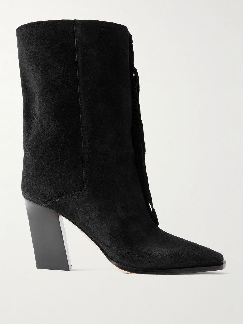 Hart 85 fringed suede boots by JIMMY CHOO