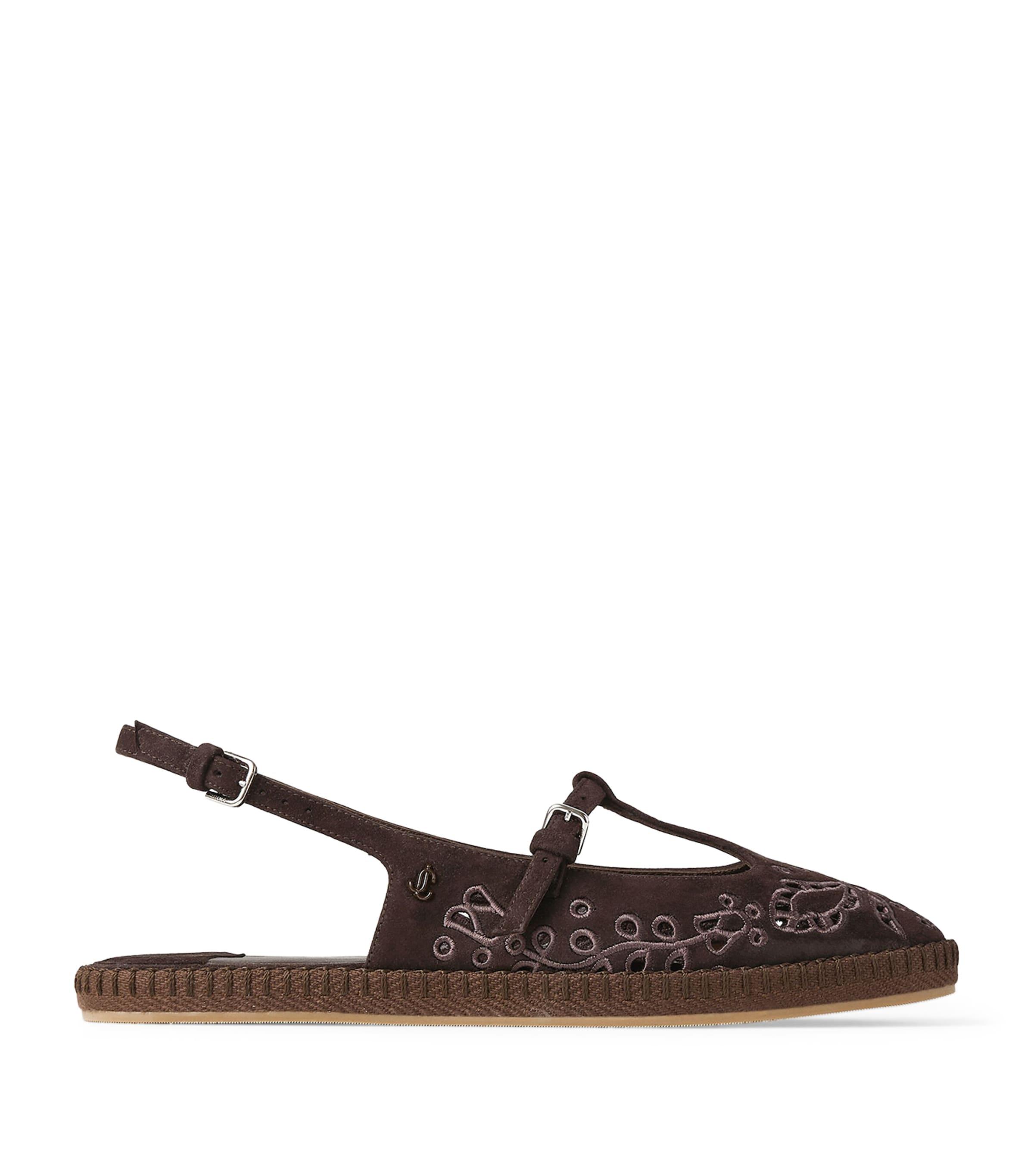 Jimmy Choo Aimee Suede Slingback Espadrille Flats by JIMMY CHOO