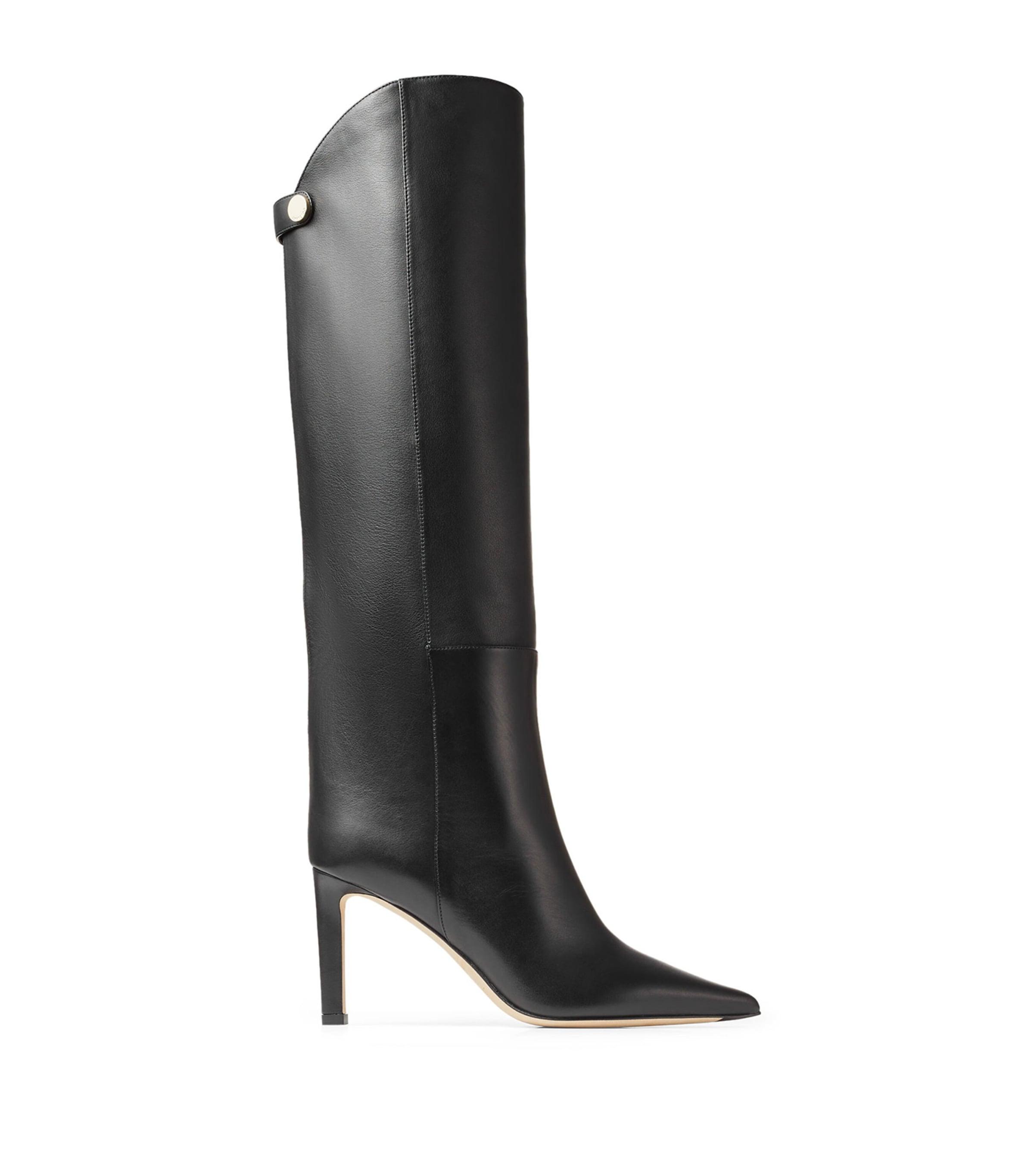 Jimmy Choo Alizze 85 Leather Knee-High Boots by JIMMY CHOO