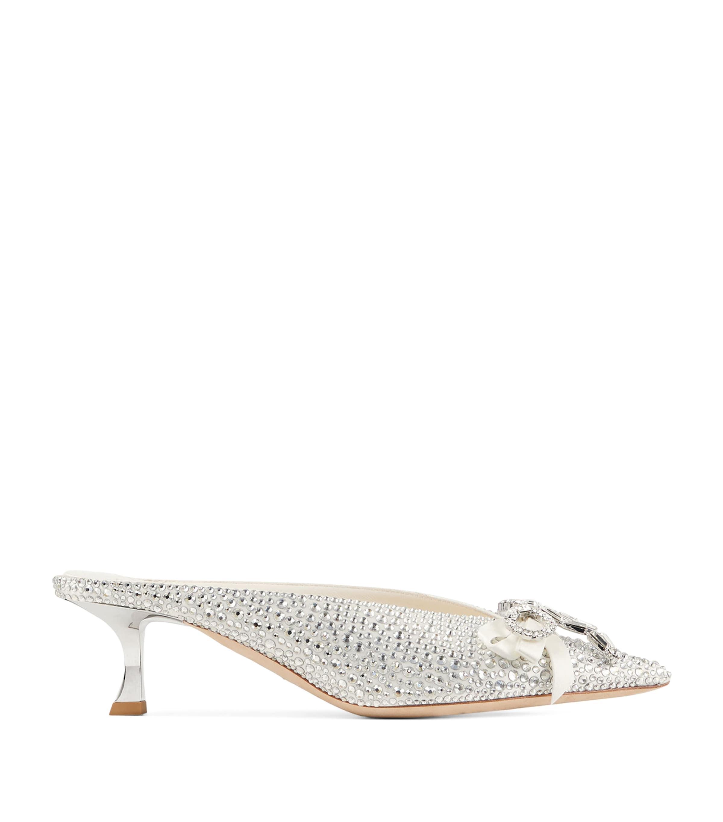 Jimmy Choo Auria 50 Embellished Mules by JIMMY CHOO