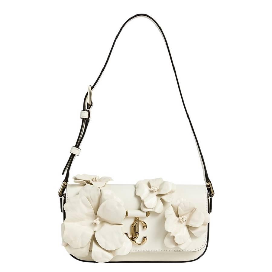 Jimmy Choo Avenue Floral Applique Shoulder Bag by JIMMY CHOO