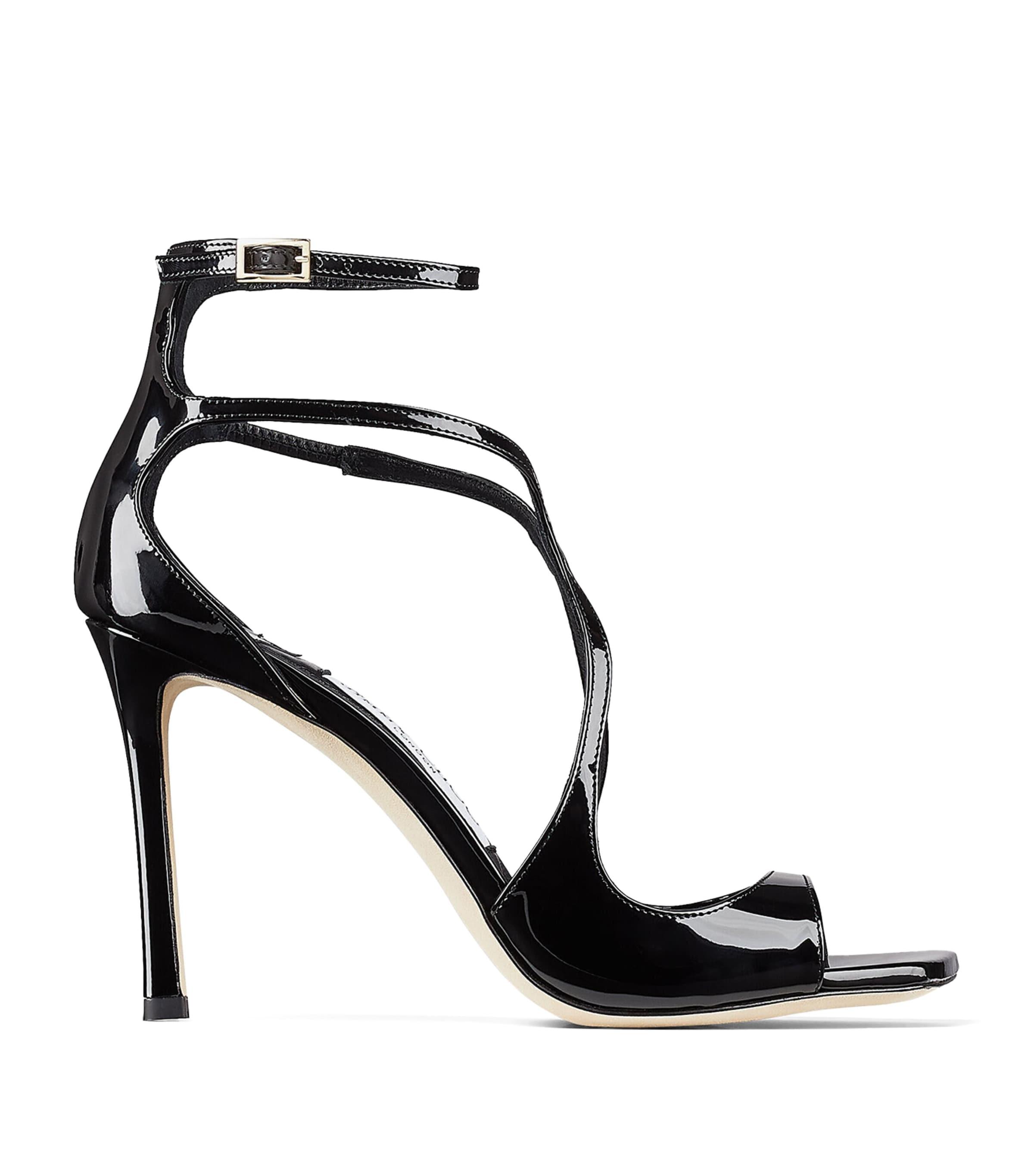 Jimmy Choo Azia 95 Patent Leather Sandals by JIMMY CHOO