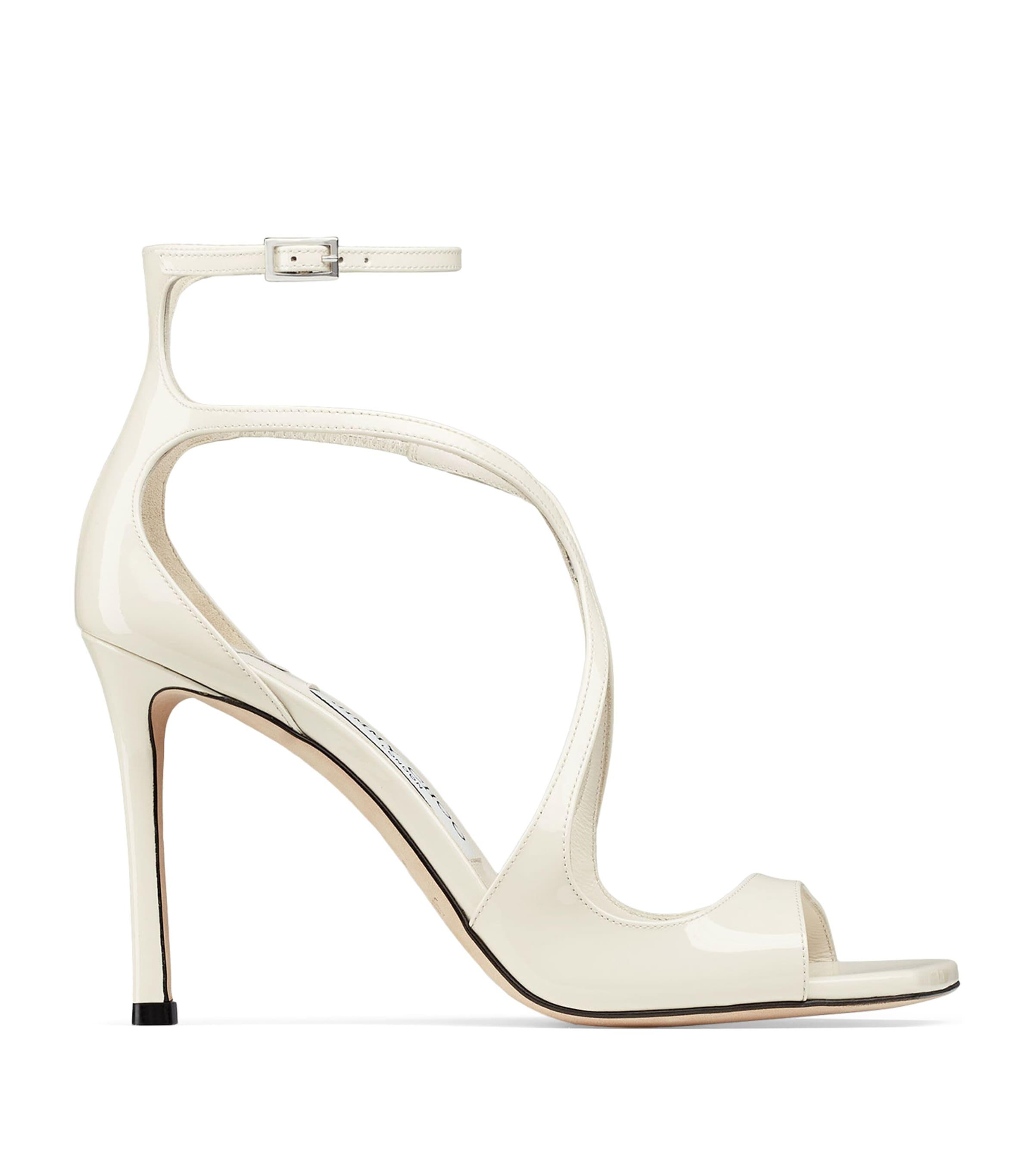 Jimmy Choo Azia 95 Patent Leather Sandals by JIMMY CHOO