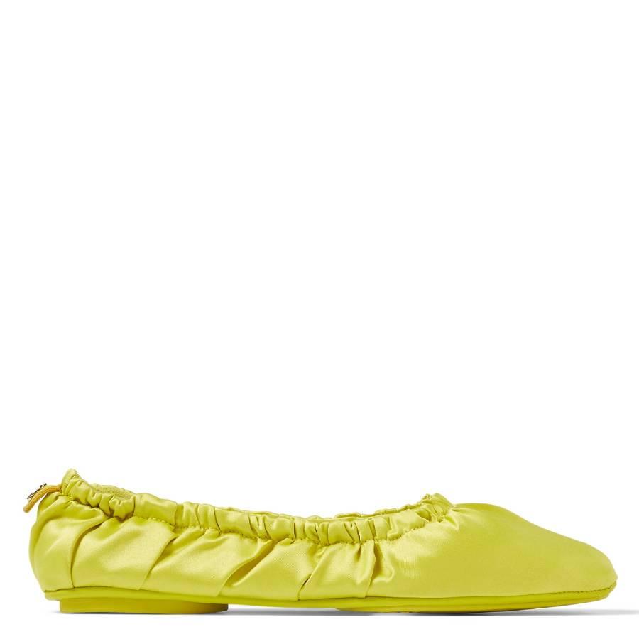 Jimmy Choo Bardo Satin Ballet Flats by JIMMY CHOO