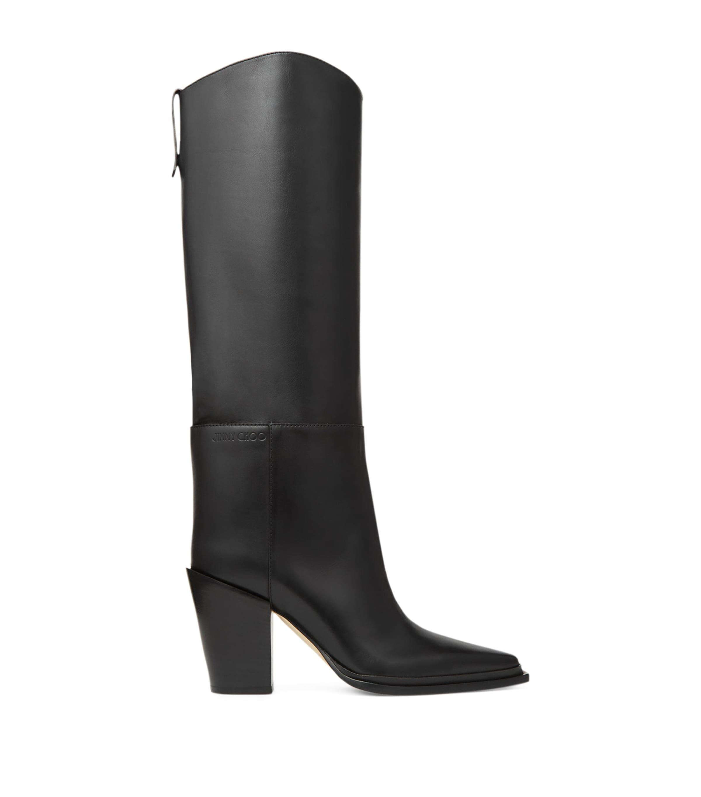 Jimmy Choo Cece 80 Leather Knee-High Boots by JIMMY CHOO