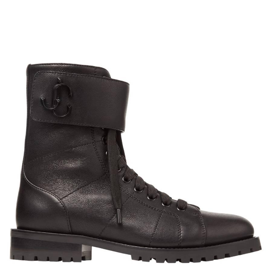 Jimmy Choo Ceirus Nappa Leather Combat Boots by JIMMY CHOO